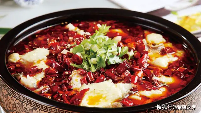 这才是水煮鱼的正确做法,鱼片滑嫩麻辣鲜香,好吃得停不下来(图8) 水煮鱼做法_黑鱼水煮鱼教程_正宗川菜麻辣水煮鱼做法